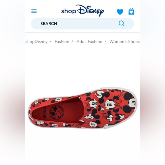 NWT MELISSA | Disney Mickey Minnie Mouse Ground Sneakers Size 7 Unisex - Picture 11 of 12